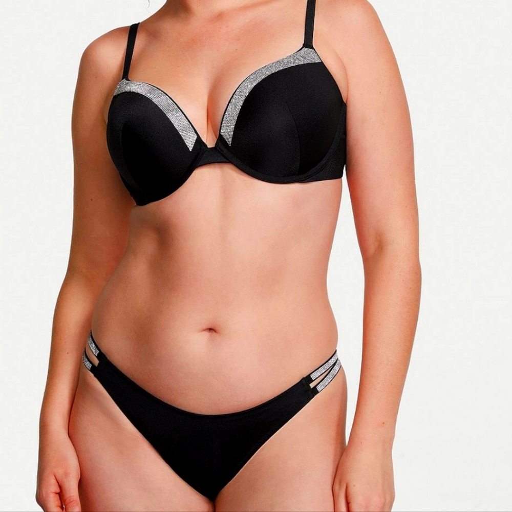 Victoria's Secret Very Sexy Shine Push-Up Bikini Top 32d - Picture 2 of 5